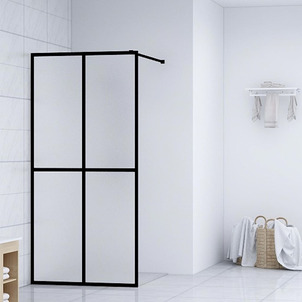 Paravan de duș walk-in, 140 x 195 cm, sticlă securizată