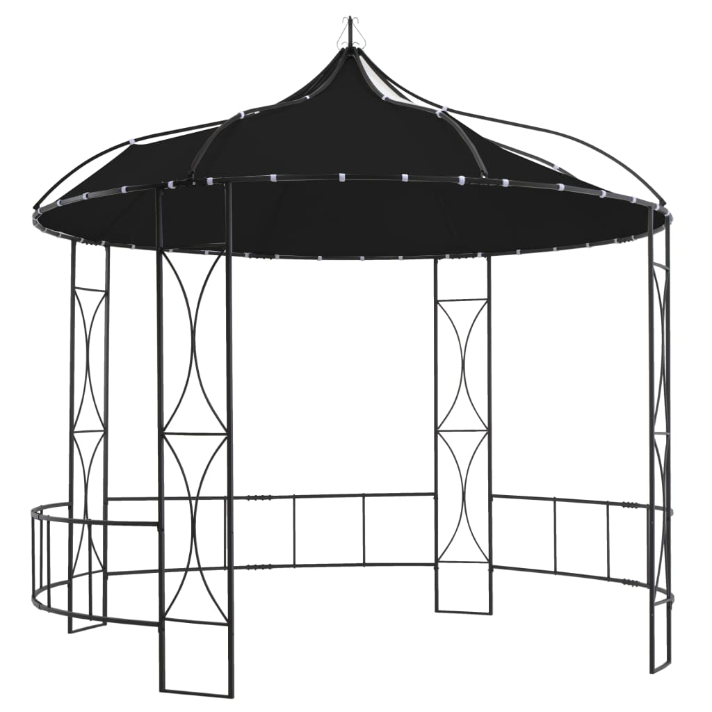 Pavilion, antracit, 300 x 290 cm, rotund