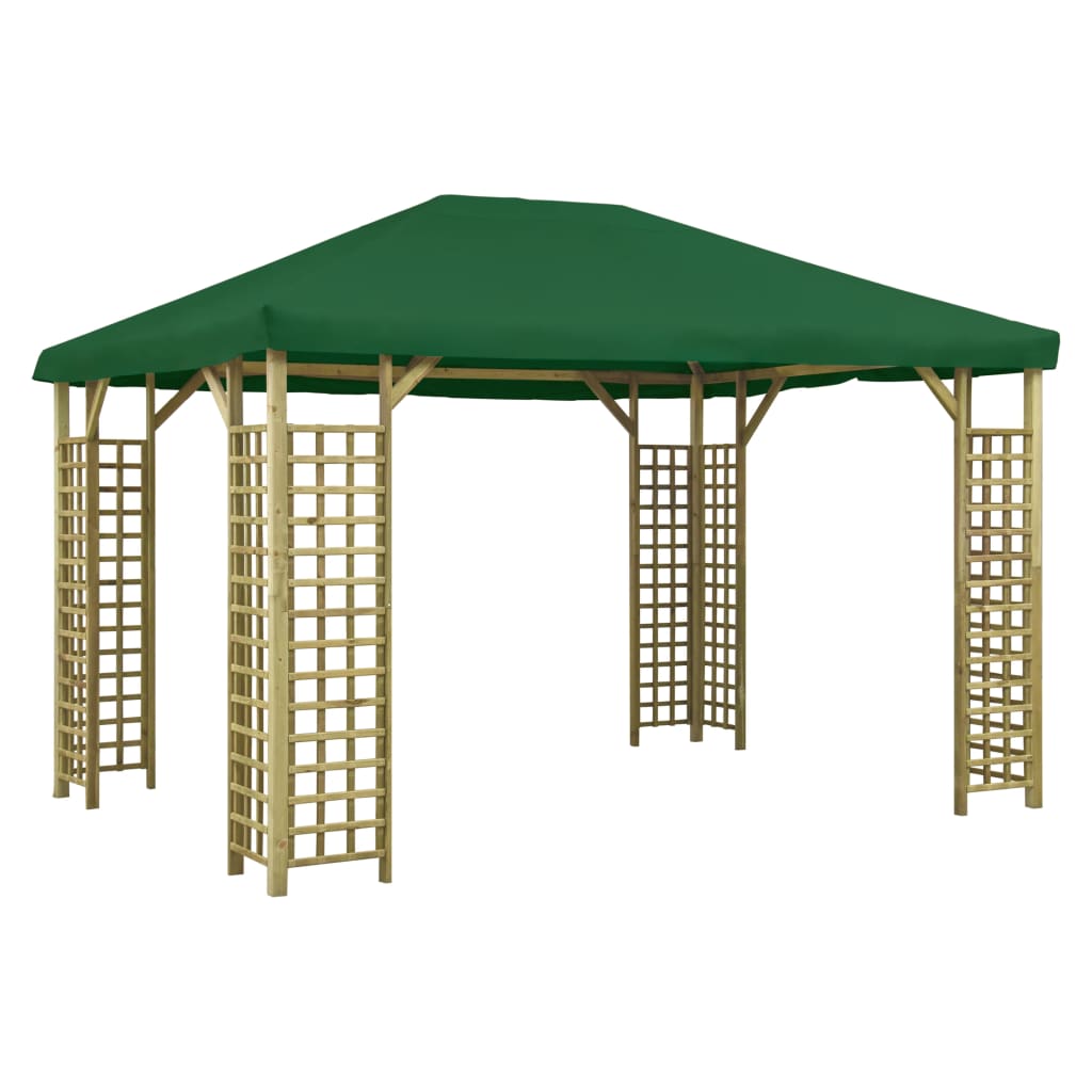 Pavilion, verde, 4 x 3 m (310033+47715)