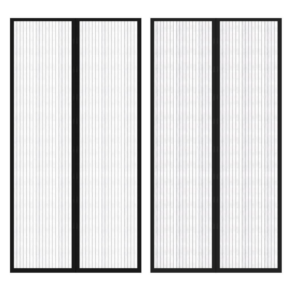 Perdea anti insecte cu benzi scai, 210 x 100 cm, 2 buc