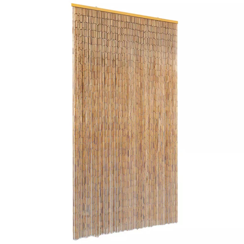 Perdea de ușă pentru insecte, bambus, 100x220 cm