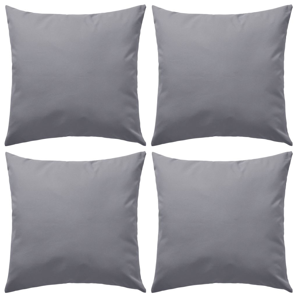 Perne de exterior, 4 buc., gri, 45 x 45 cm