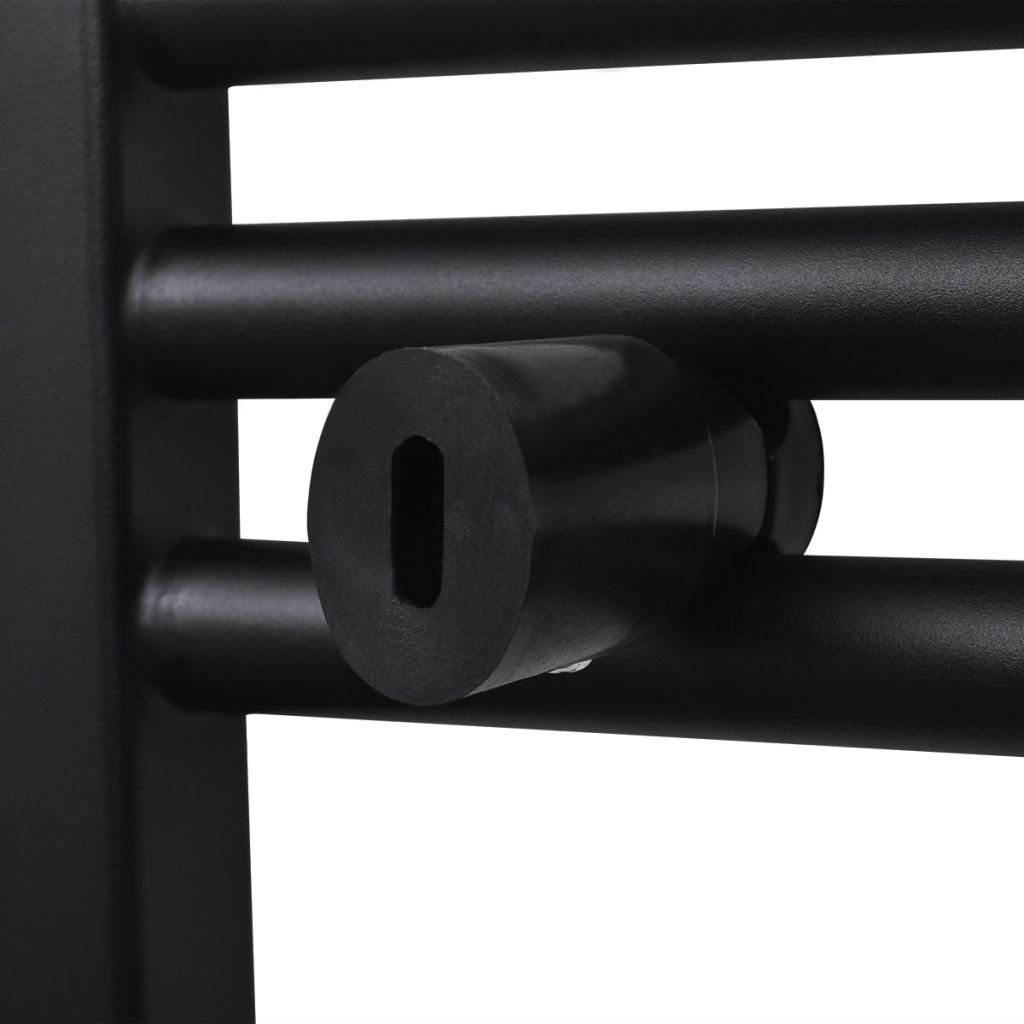 Radiator port-prosop incălzire baie, curbat, 500 x 764 mm, negru, [6],https:mobideco.ro