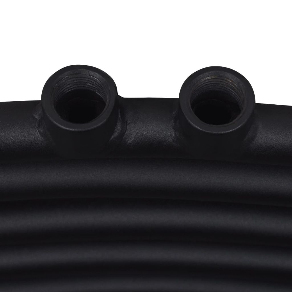 Radiator port-prosop incălzire baie, curbat, 500 x 764 mm, negru, [7],https:mobideco.ro