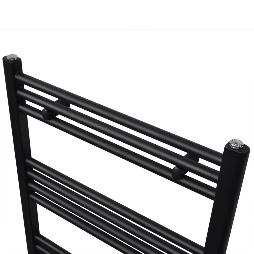 Radiator port-prosop incălzire centrală baie, drept, 500x1160mm, negru, [3],https:mobideco.ro