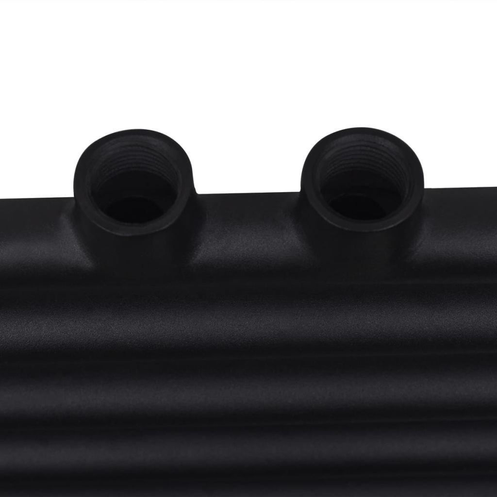 Radiator port-prosop incălzire centrală baie, drept, 500x1160mm, negru, [7],https:mobideco.ro