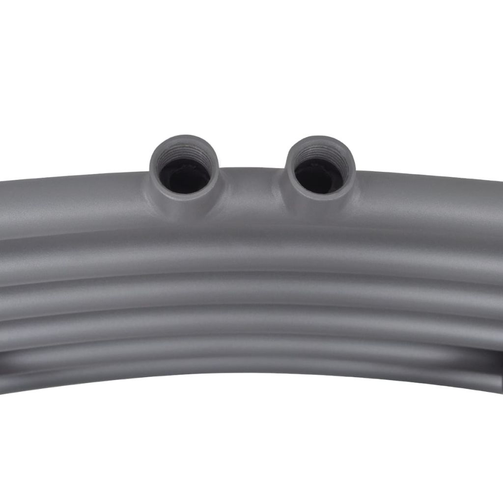Radiator port-prosop incălzire centrală, curbat, 500 x 1160 mm, gri, [4],https:mobideco.ro