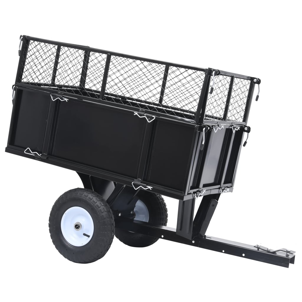 Remorcă basculantă tractor de tuns gazon, incărcătură 150 kg