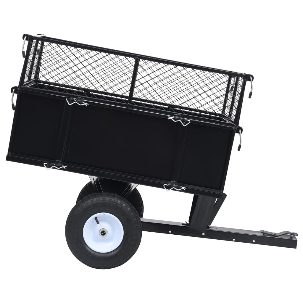 Remorcă basculantă tractor de tuns gazon, incărcătură 150 kg, [2],https:mobideco.ro