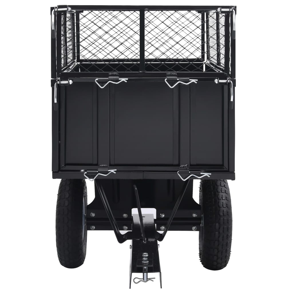 Remorcă basculantă tractor de tuns gazon, incărcătură 150 kg, [3],https:mobideco.ro