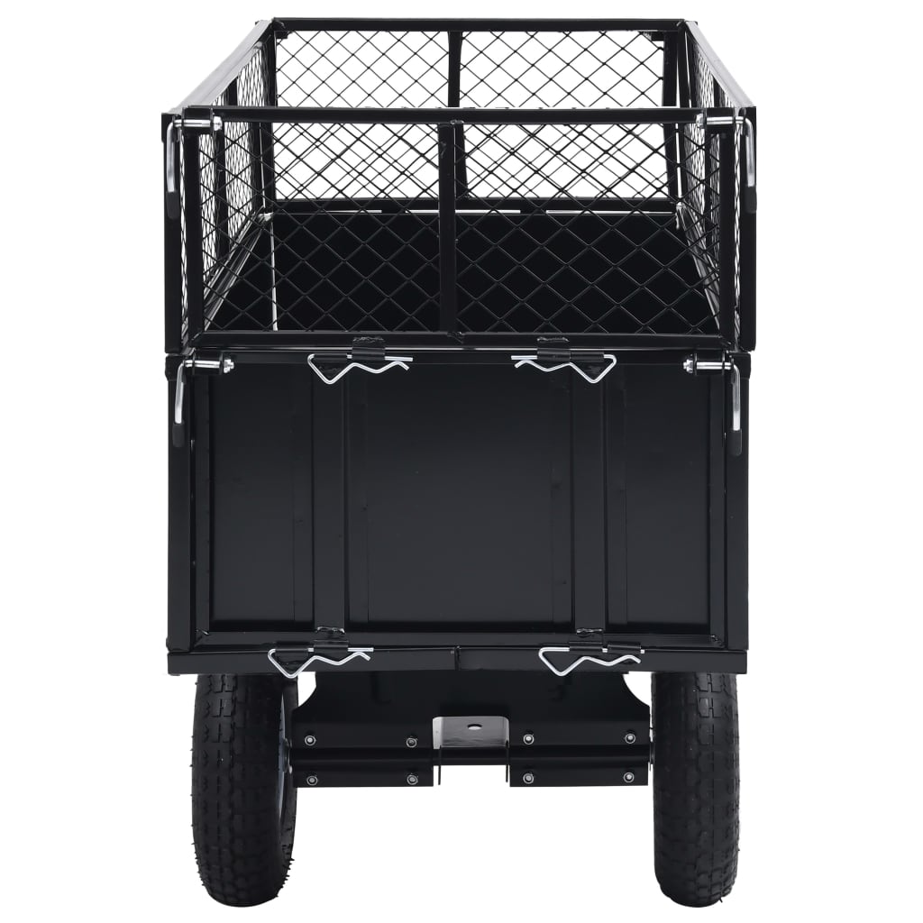 Remorcă basculantă tractor de tuns gazon, incărcătură 150 kg, [4],https:mobideco.ro