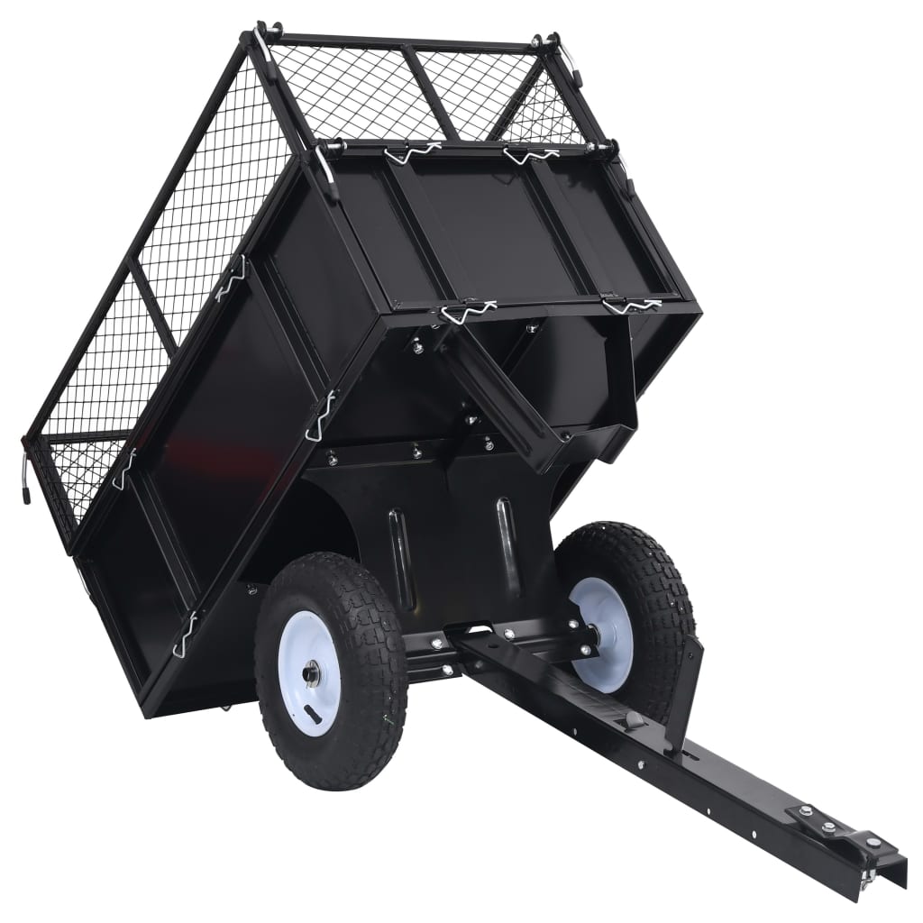 Remorcă basculantă tractor de tuns gazon, incărcătură 150 kg, [5],https:mobideco.ro