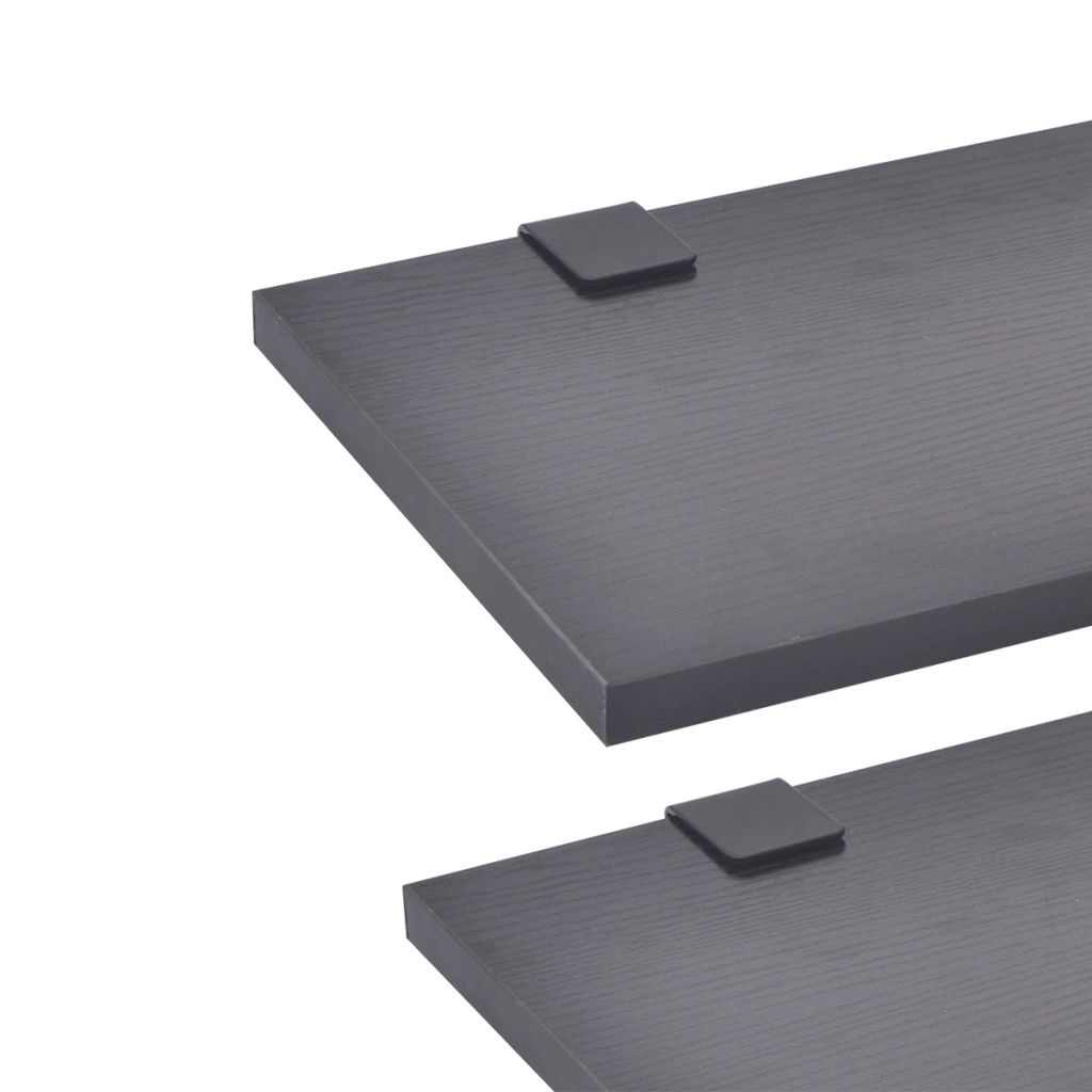Set mobilier baie format din 9 piese cu chiuvete incluse, Negru, [10],https:mobideco.ro