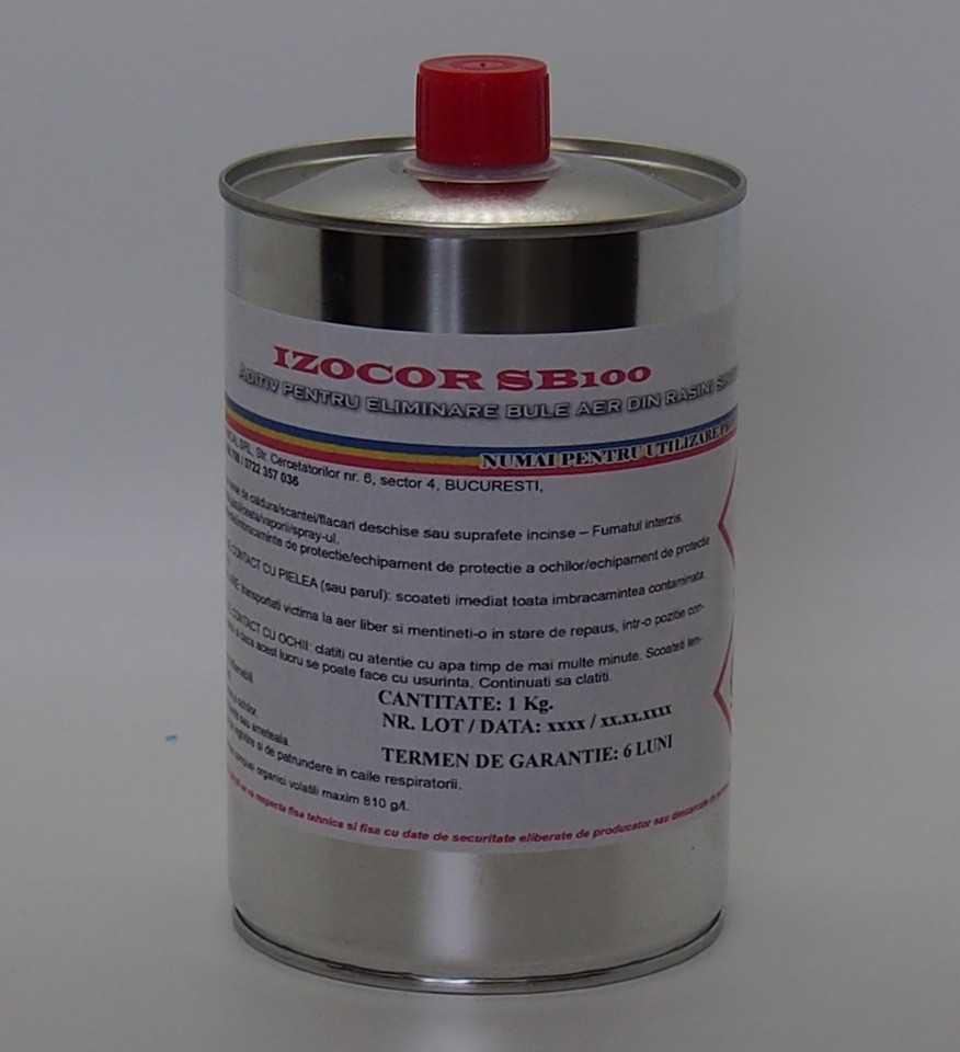 Solutie pentru scoaterea bulelor de aer din rasina epoxidica IZOCOR SB100, 1 kg