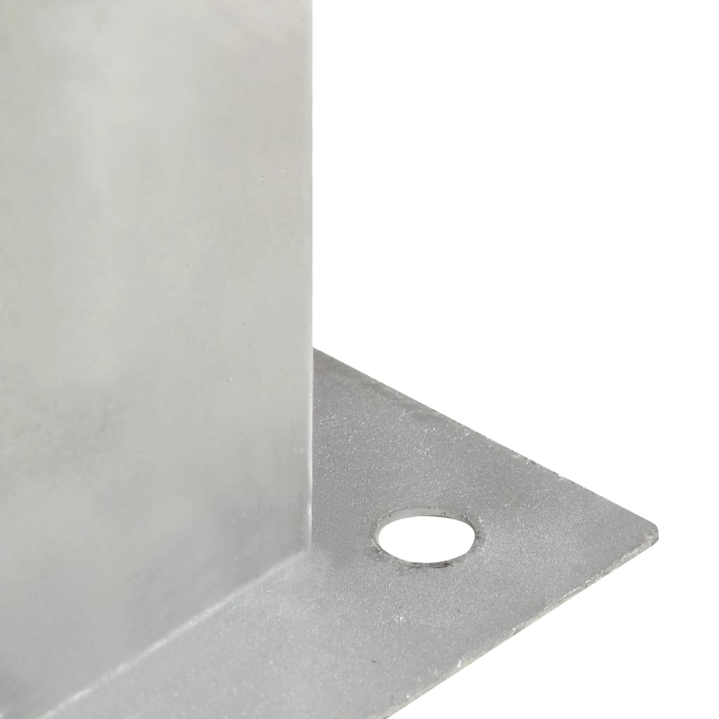 Suporți stâlp, 4 buc., metal galvanizat, 71 mm, [6],https:mobideco.ro