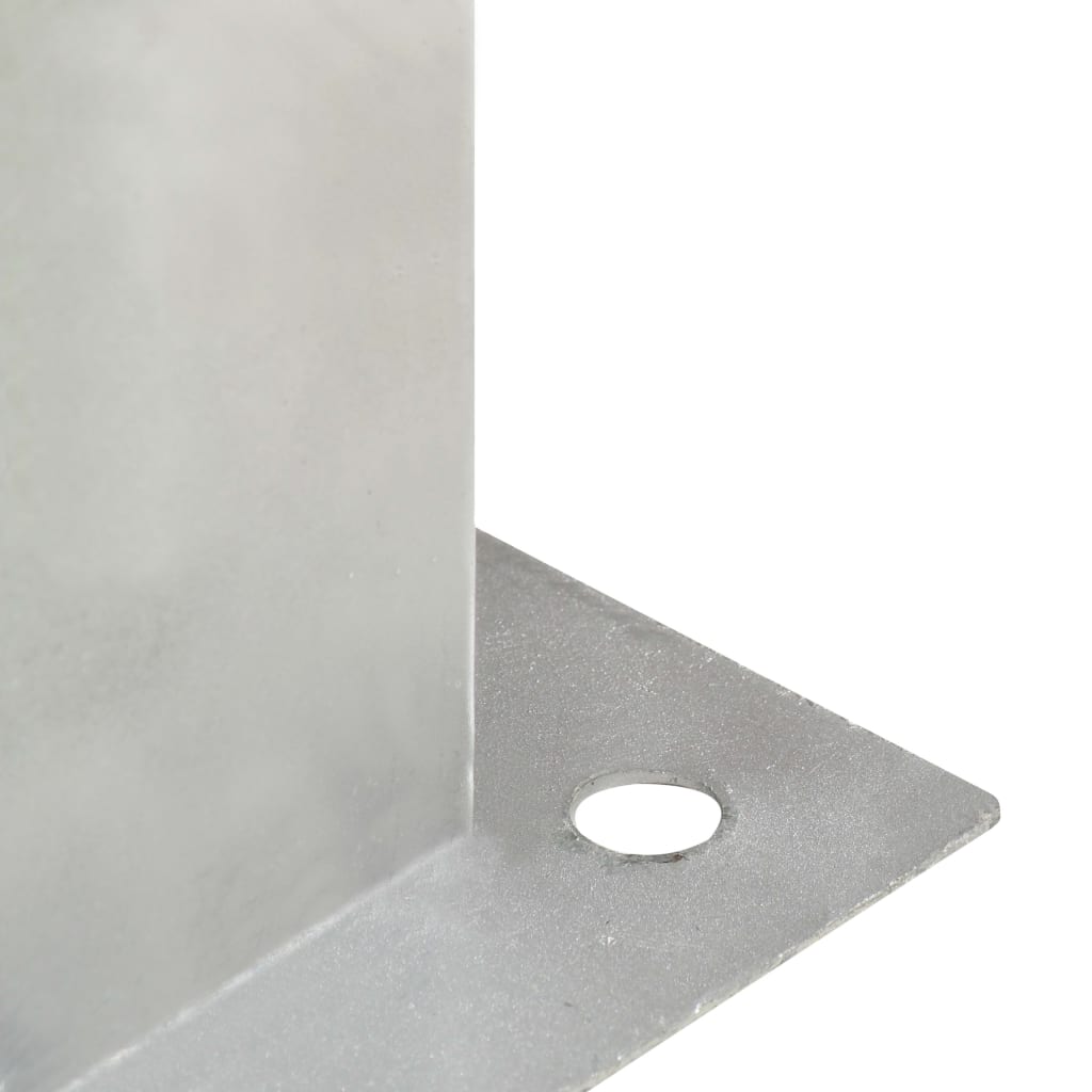 Suporți stâlp, 4 buc., metal galvanizat, 91 mm, [6],https:mobideco.ro