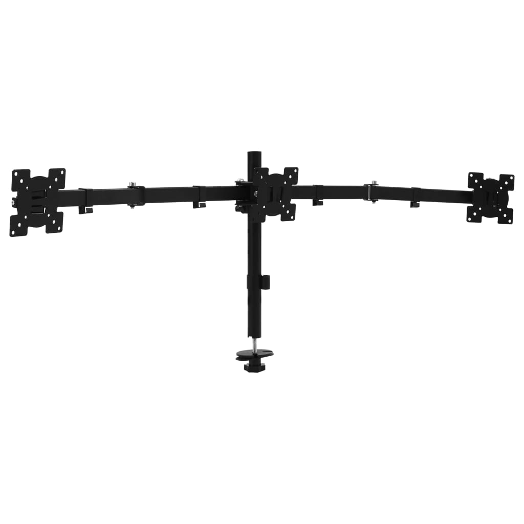 Suport de monitor triplu pentru birou, 13"-23"