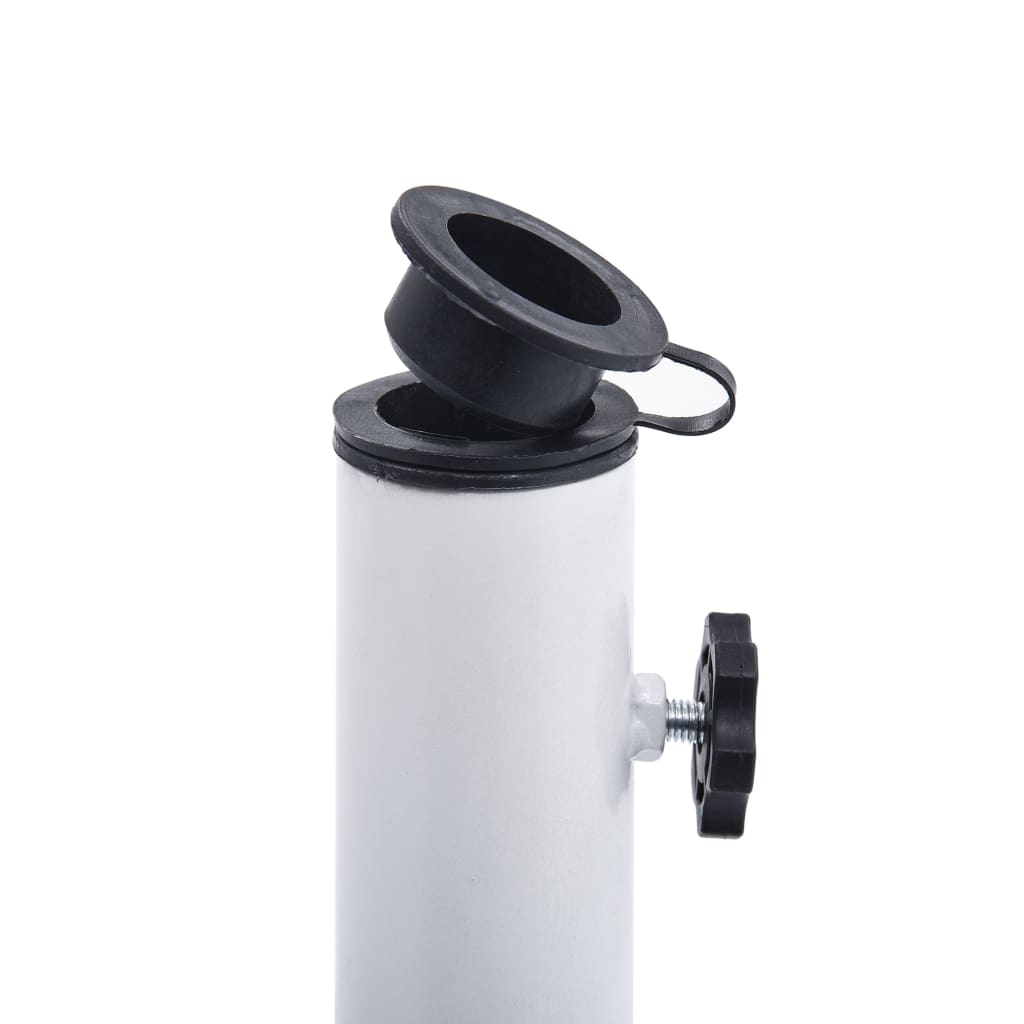 Suport de umbrelă, alb, 9 kg, fontă, 40 cm, [4],https:mobideco.ro
