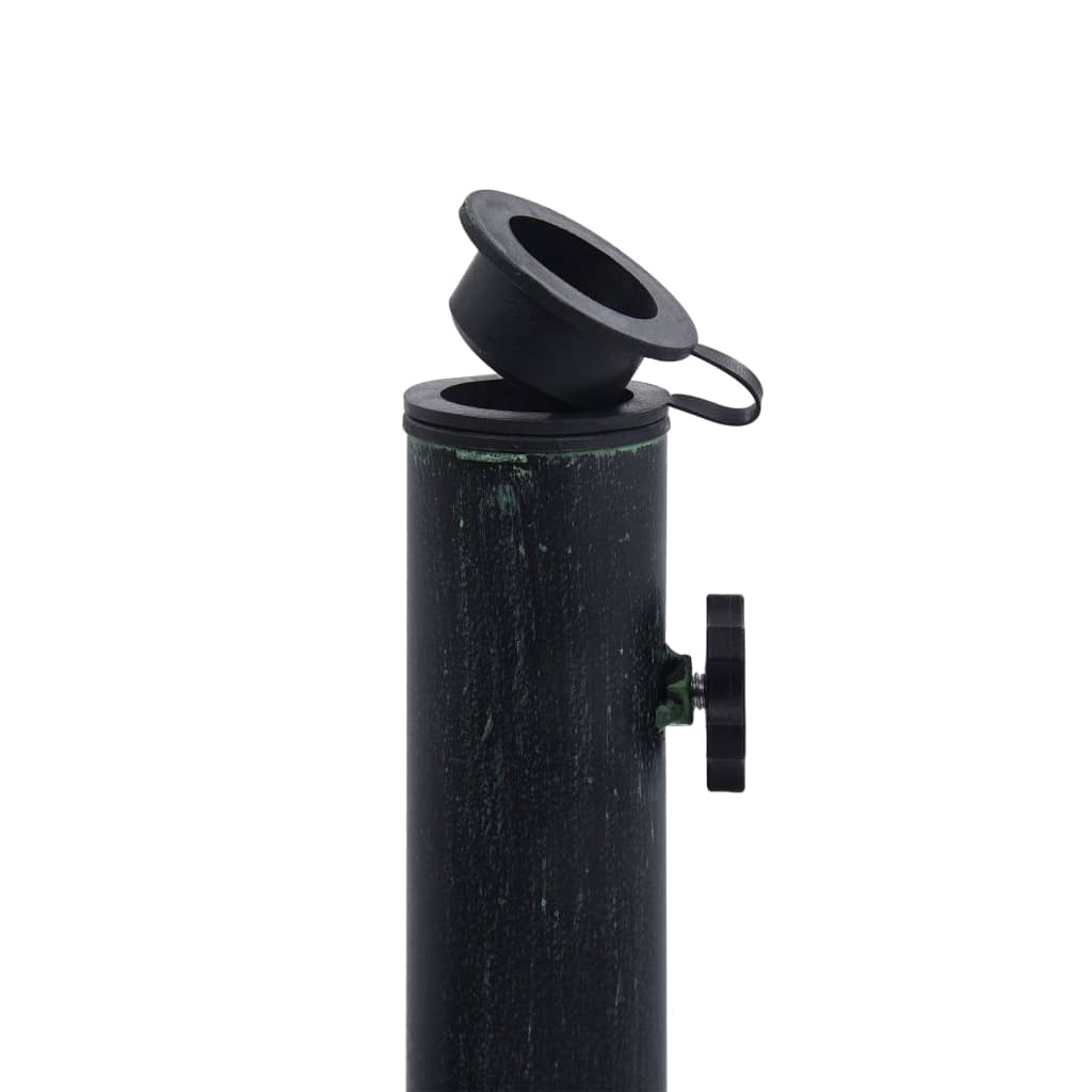 Suport de umbrelă, verde, 9 kg, fontă, 40 cm, [6],https:mobideco.ro