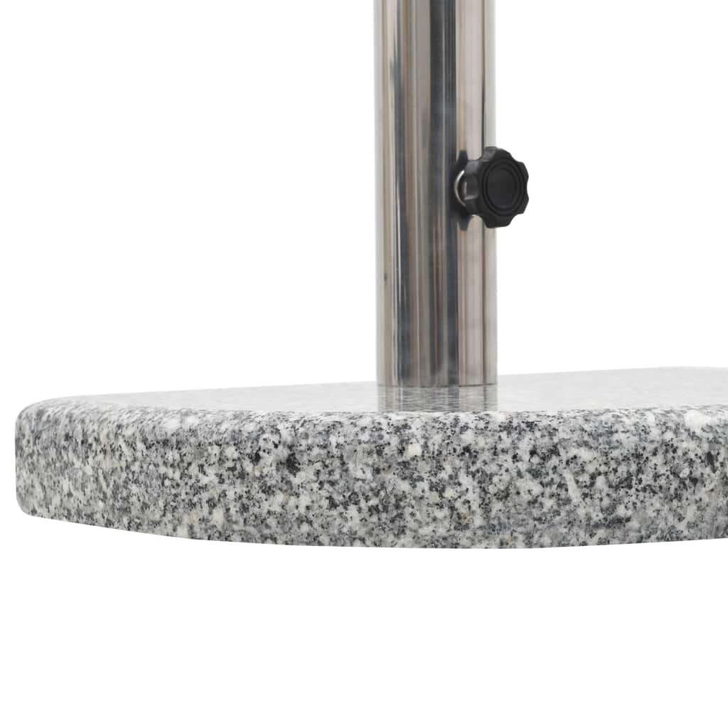 Suport umbrelă de soare, gri, granit, 10 kg, curbat, [4],https:mobideco.ro