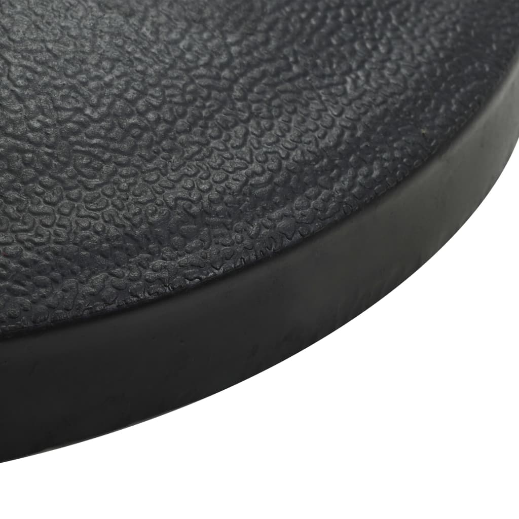 Suport umbrelă de soare, negru, 9 kg, polirășină, semi-rotund, [4],https:mobideco.ro