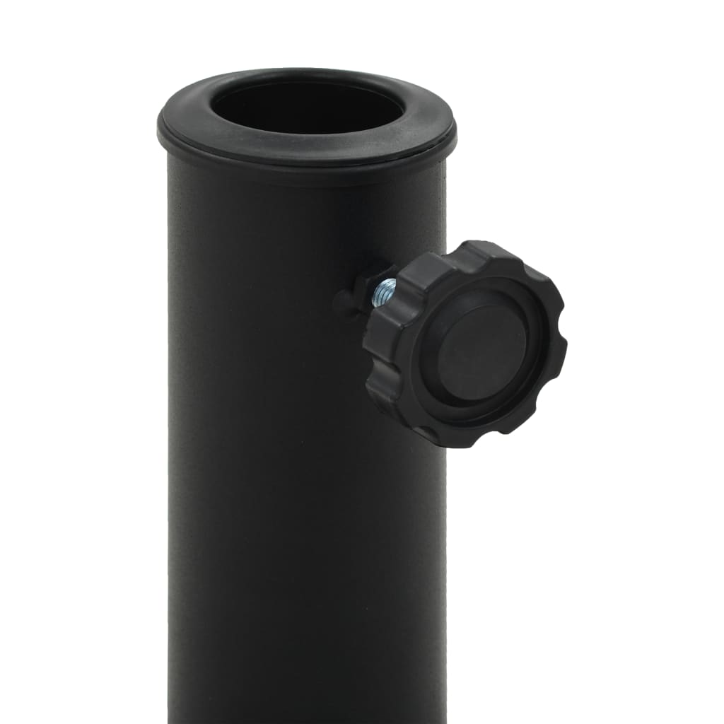 Suport umbrelă de soare rotund, negru, 10 kg, polirășină, [3],https:mobideco.ro