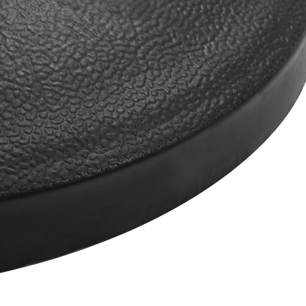 Suport umbrelă de soare rotund, negru, 10 kg, polirășină, [4],https:mobideco.ro