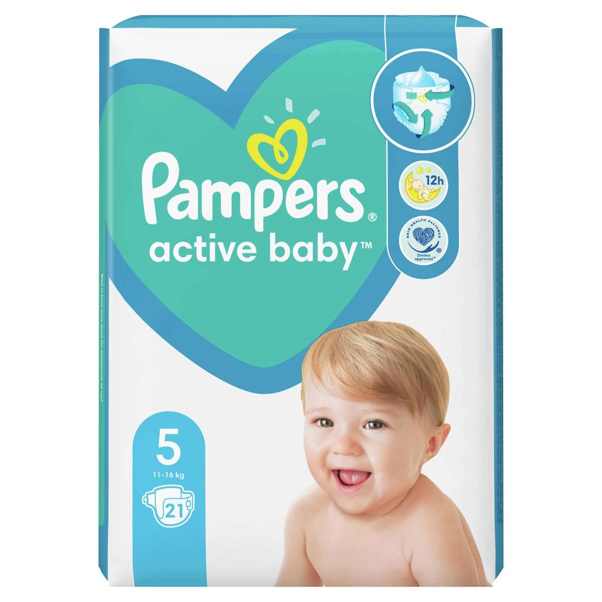 Pampers 5 Activ babydry(1116kg)x 21bc