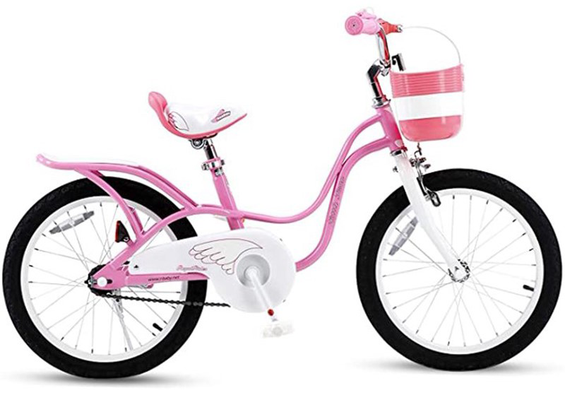BICICLETE PENTRU COPII - Bicicleta Copii 5-7 ani Royal Baby Little Swan 18", Roz, carpatsport.ro