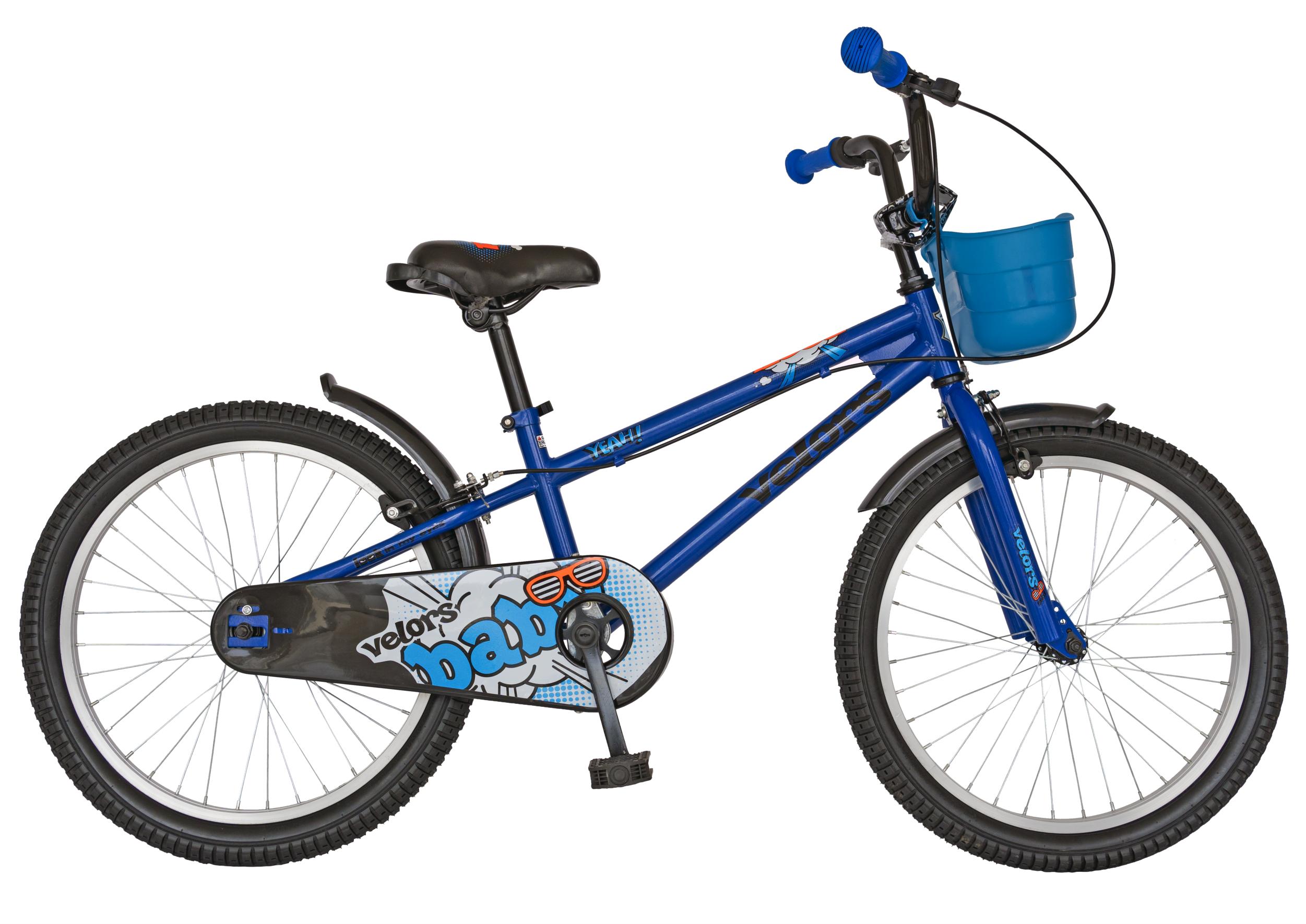 VELORS Bicicleta copii 20 inch velors v2001a, culoare albastru/negru, varsta 7-10 ani - resigilata
