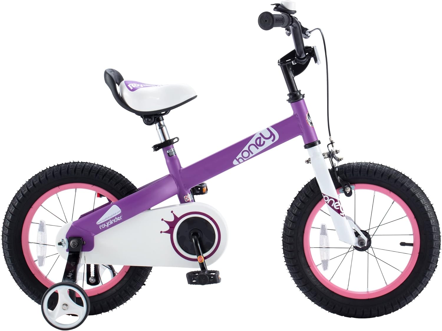 BICICLETE PENTRU COPII - Bicicleta Copii 3-5 ani Royal Baby Honey Children 14", Mov, carpatsport.ro