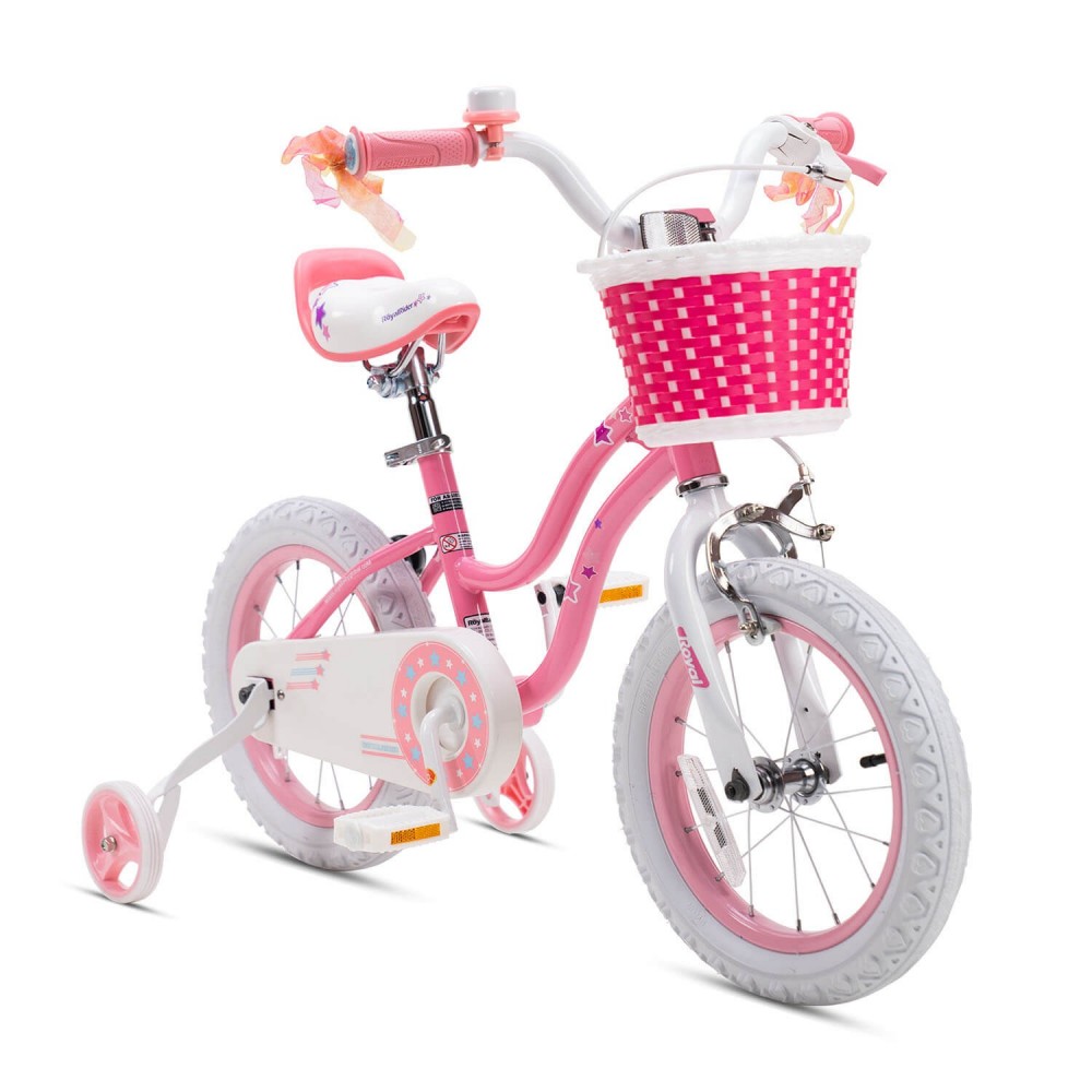 BICICLETE PENTRU COPII - Bicicleta Copii 3-5 ani Royal Baby StarGirl 14", Roz, carpatsport.ro