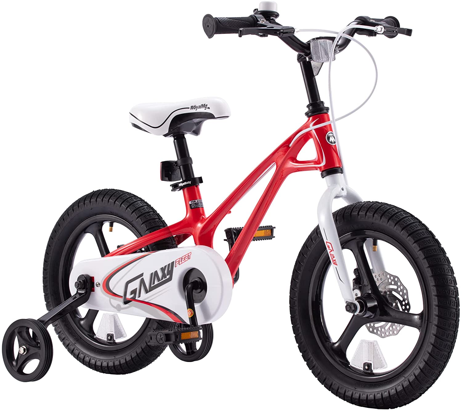 BICICLETE PENTRU COPII - Bicicleta Copii 4-6 ani Galaxy G1601C 16", Rosu/Alb, https:carpatsport.ro