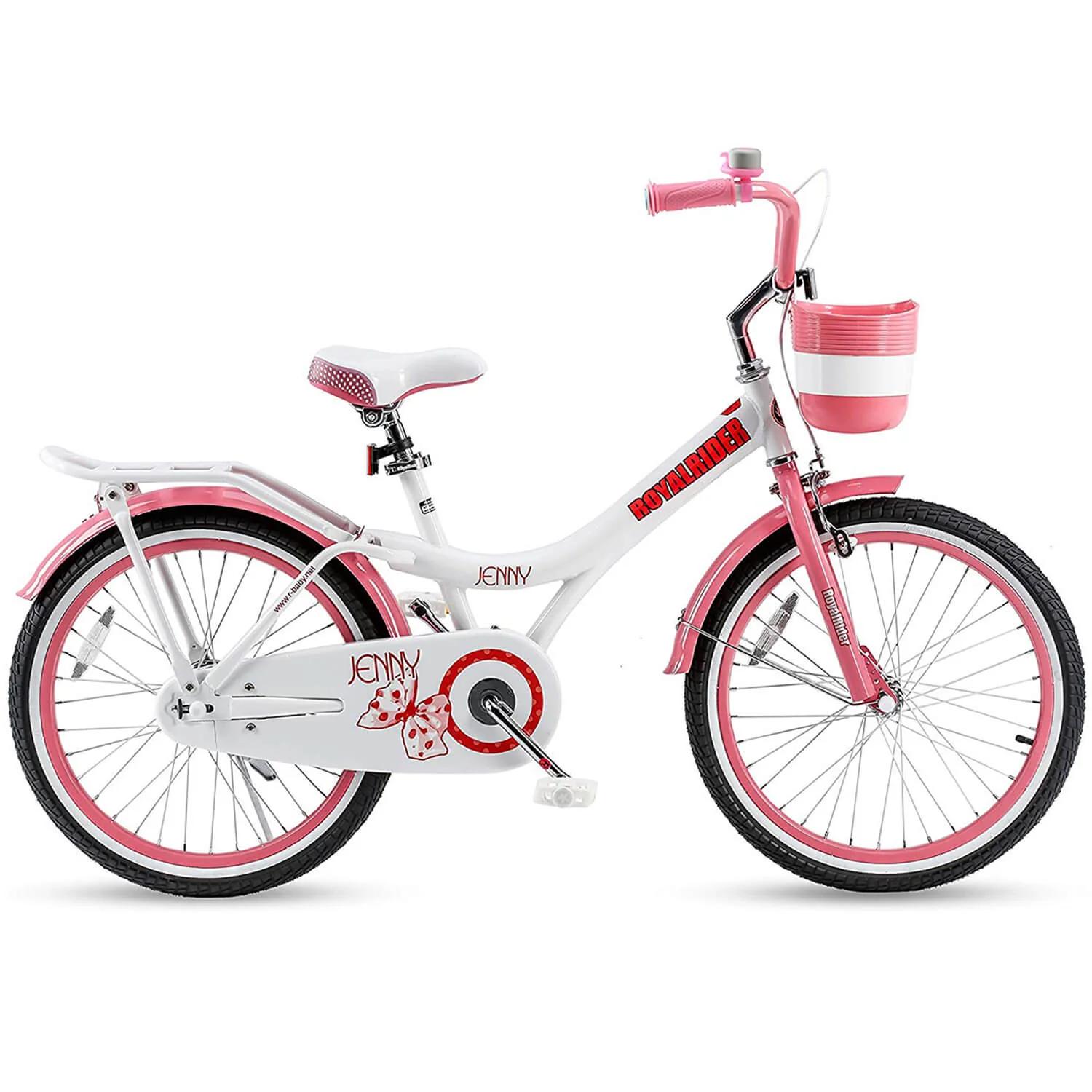 BICICLETE PENTRU COPII - Bicicleta Copii 5-7 ani Royal Baby Jenny Children 18", Alb, https:carpatsport.ro