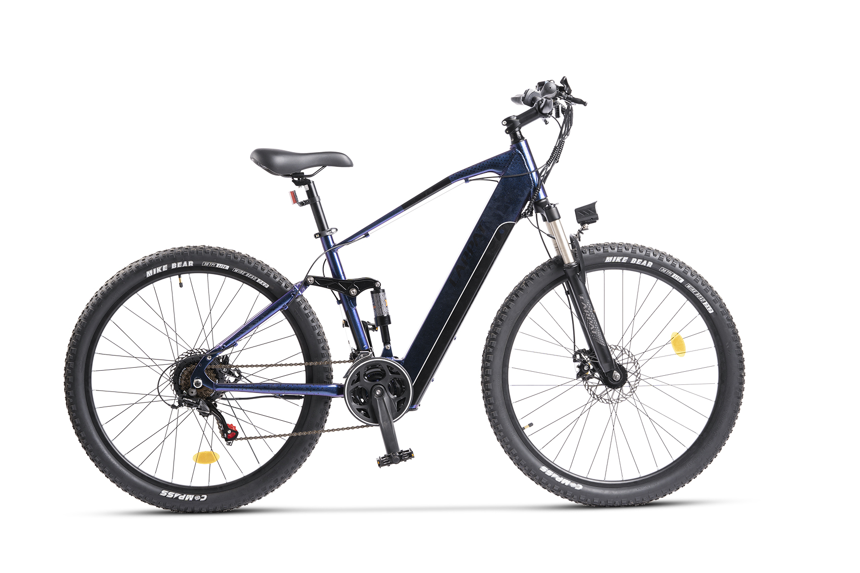 BICICLETE ELECTRICE - Bicicleta Electrica MTB-FS (E-Bike) CARPAT C275M17E 27.5", Albastru Cameleon, carpatsport.ro
