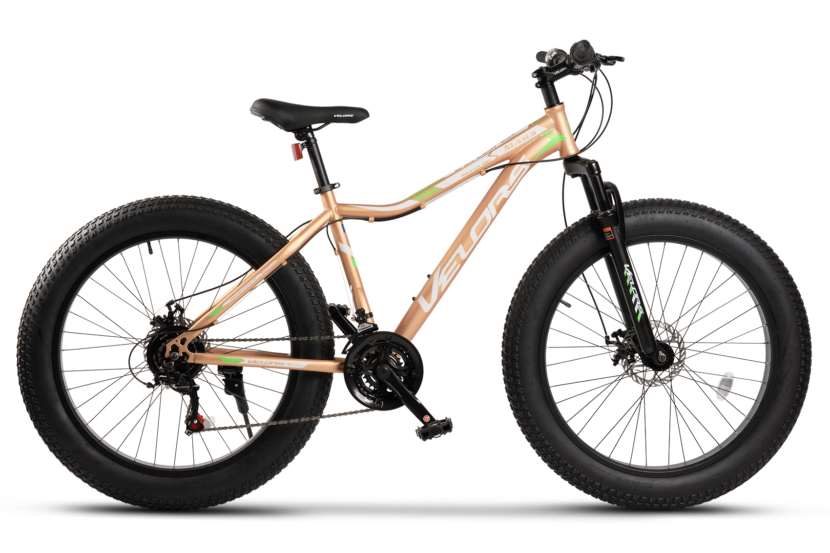 BICICLETE FAT BIKE - Bicicleta Fat-Bike Velors Mars V2605G 26", Maro/Argintiu, carpatsport.ro