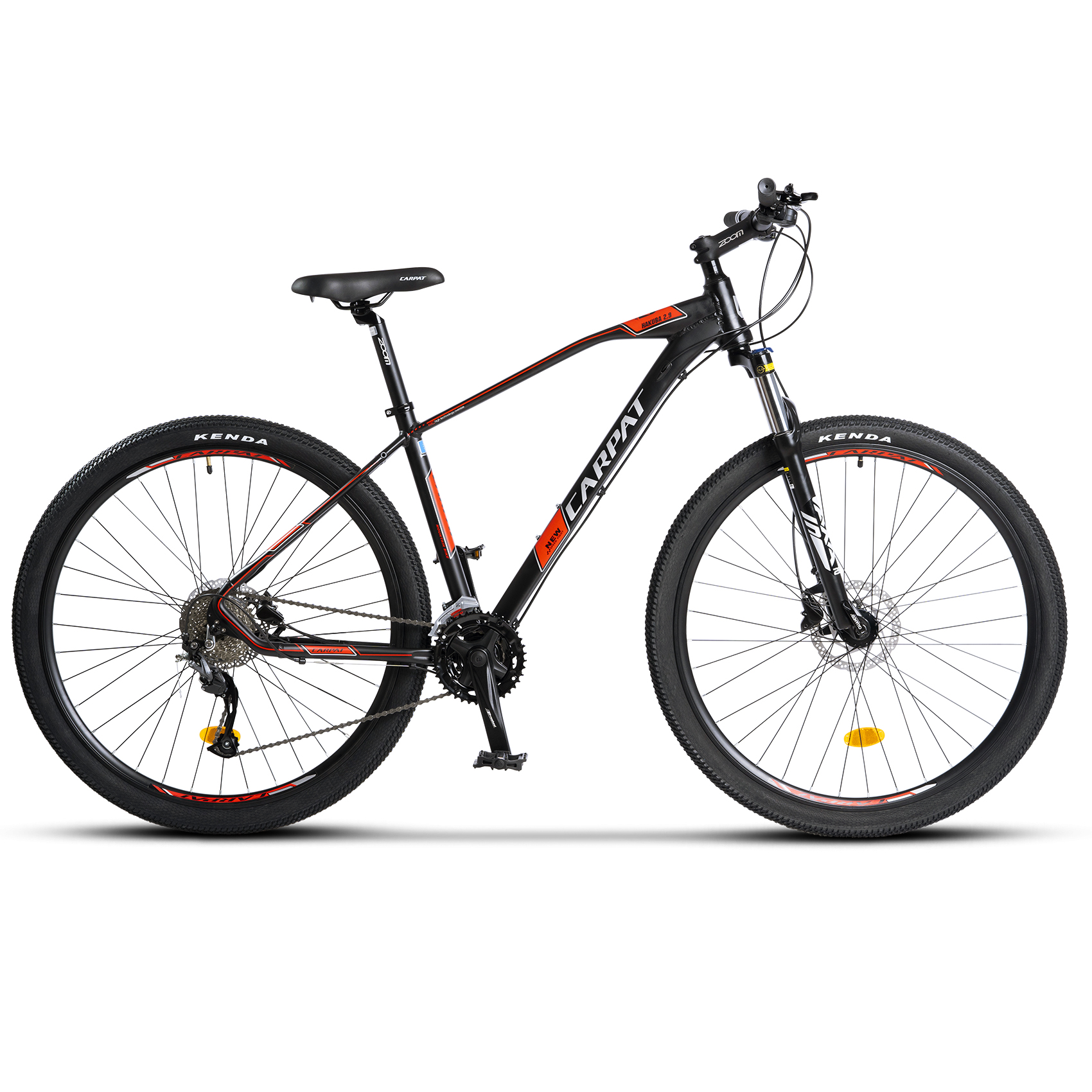 PROMO BICICLETE - Bicicleta Hidraulica MTB-HT Carpat Hakuba C2989H 29", Negru/Rosu, carpatsport.ro