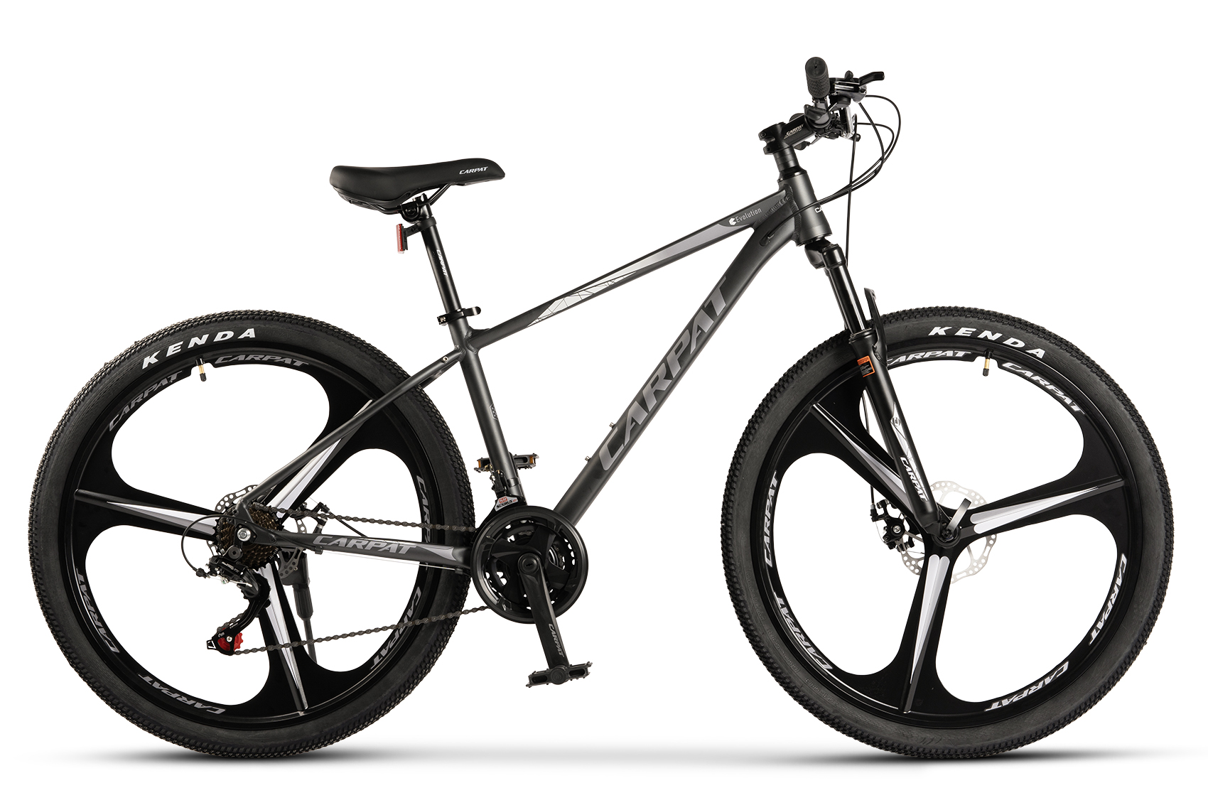 BICICLETE DE MUNTE - Bicicleta MTB Carpat Evolution C27313M 27.5", Gri/Argintiu, https:carpatsport.ro