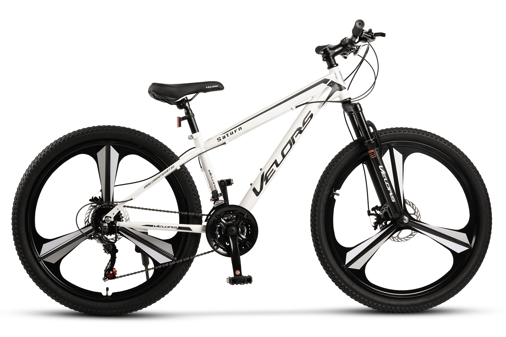 PROMO BICICLETE - ﻿﻿Bicicleta MTB Velors Saturn V2610MG 26", Alb/Negru, https:carpatsport.ro
