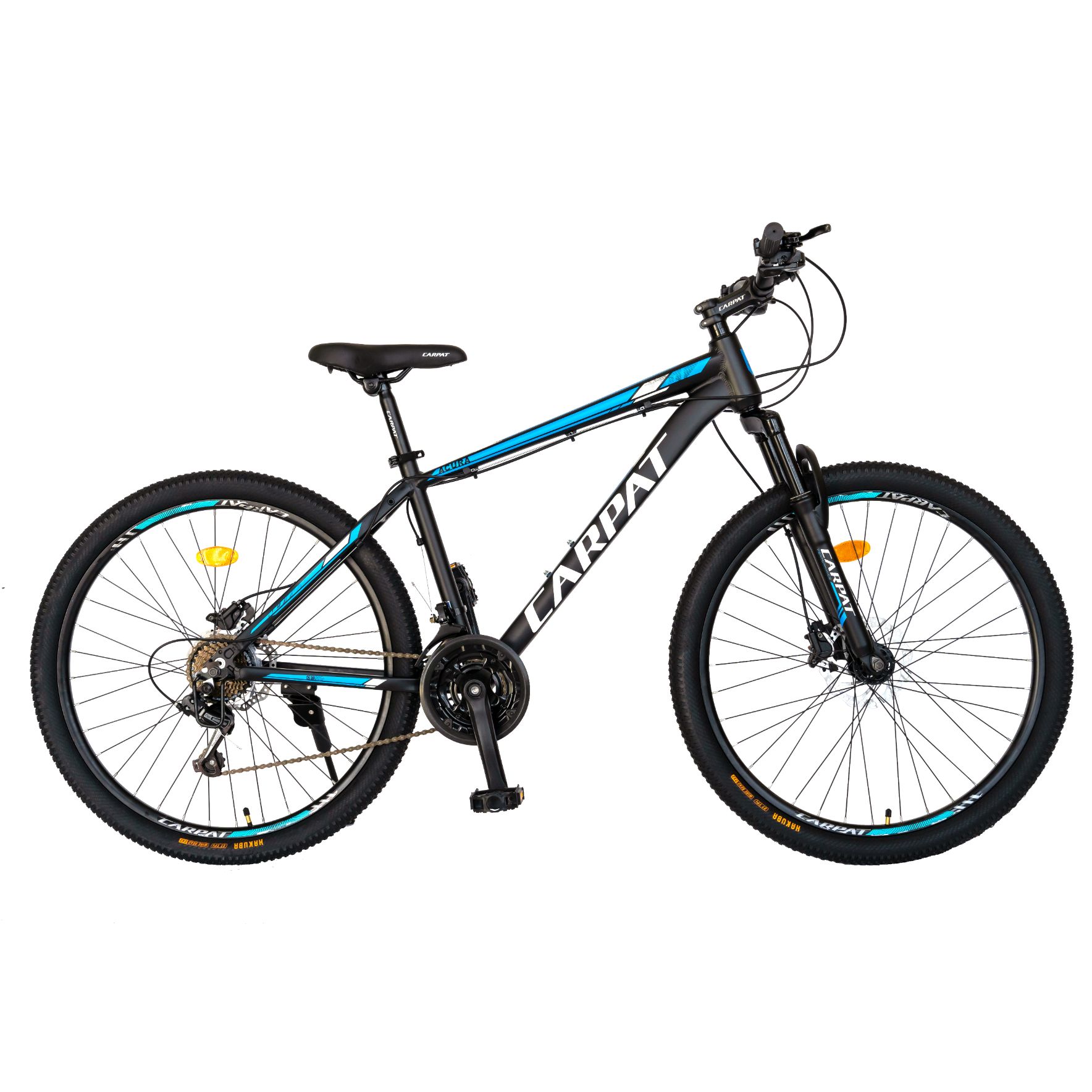 CARPAT Bicicleta mtb-ht acura, 21 viteze, cadru aluminiu, roti 26 inch, frane hidraulice, carpat c2699h, culoare