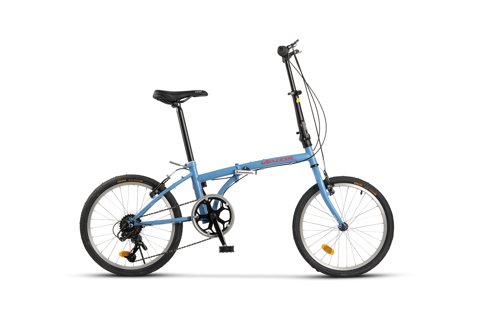 BICICLETE PLIABILE - Bicicleta Pliabila Velors Advantage V2052A 20", Albastru/Rosu, carpatsport.ro
