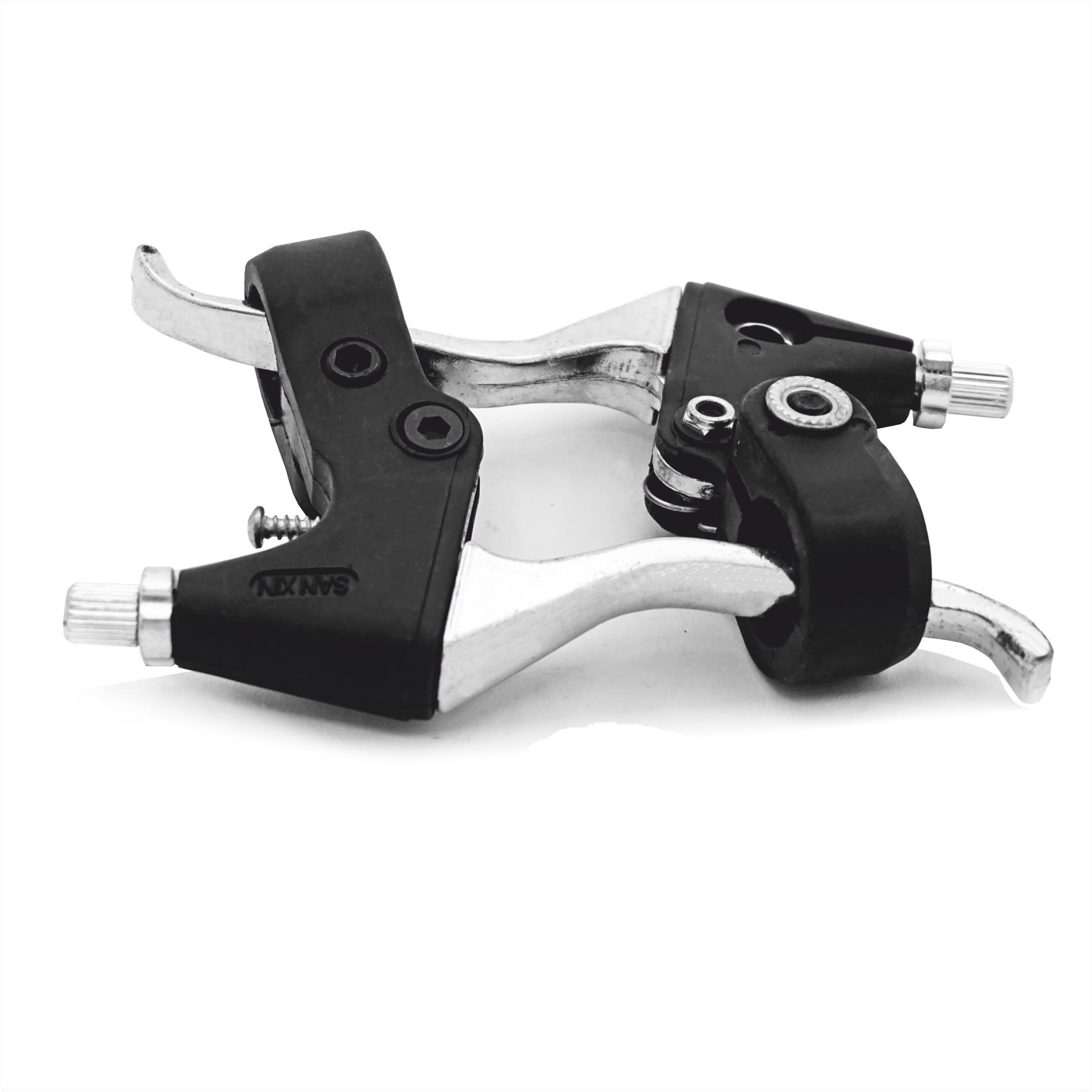 RICH TECH Manete frana aluminiu 440005, culoare argintiu / negru
