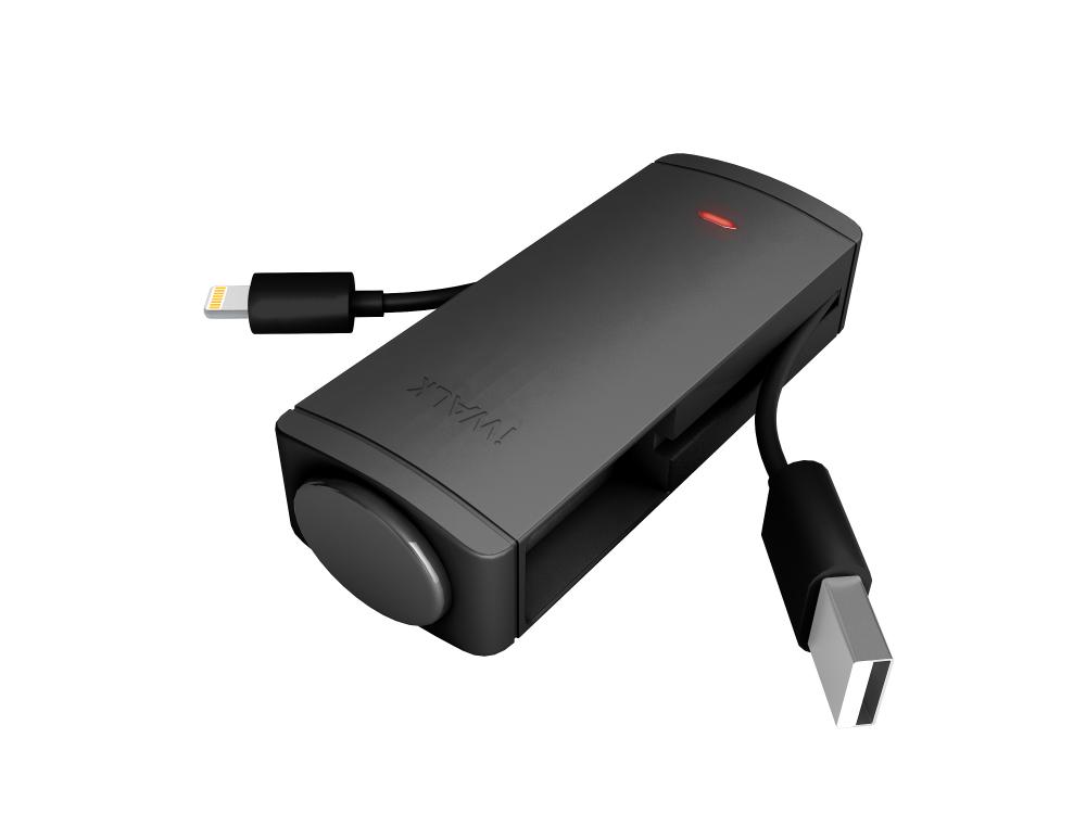 Acumulator extern negru, 2600 mAh, micro USB, iWalk Charge It+