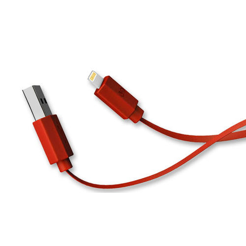 Cablu de date/încărcare Apple lightning, 2 m, rosu, iWalk Trione