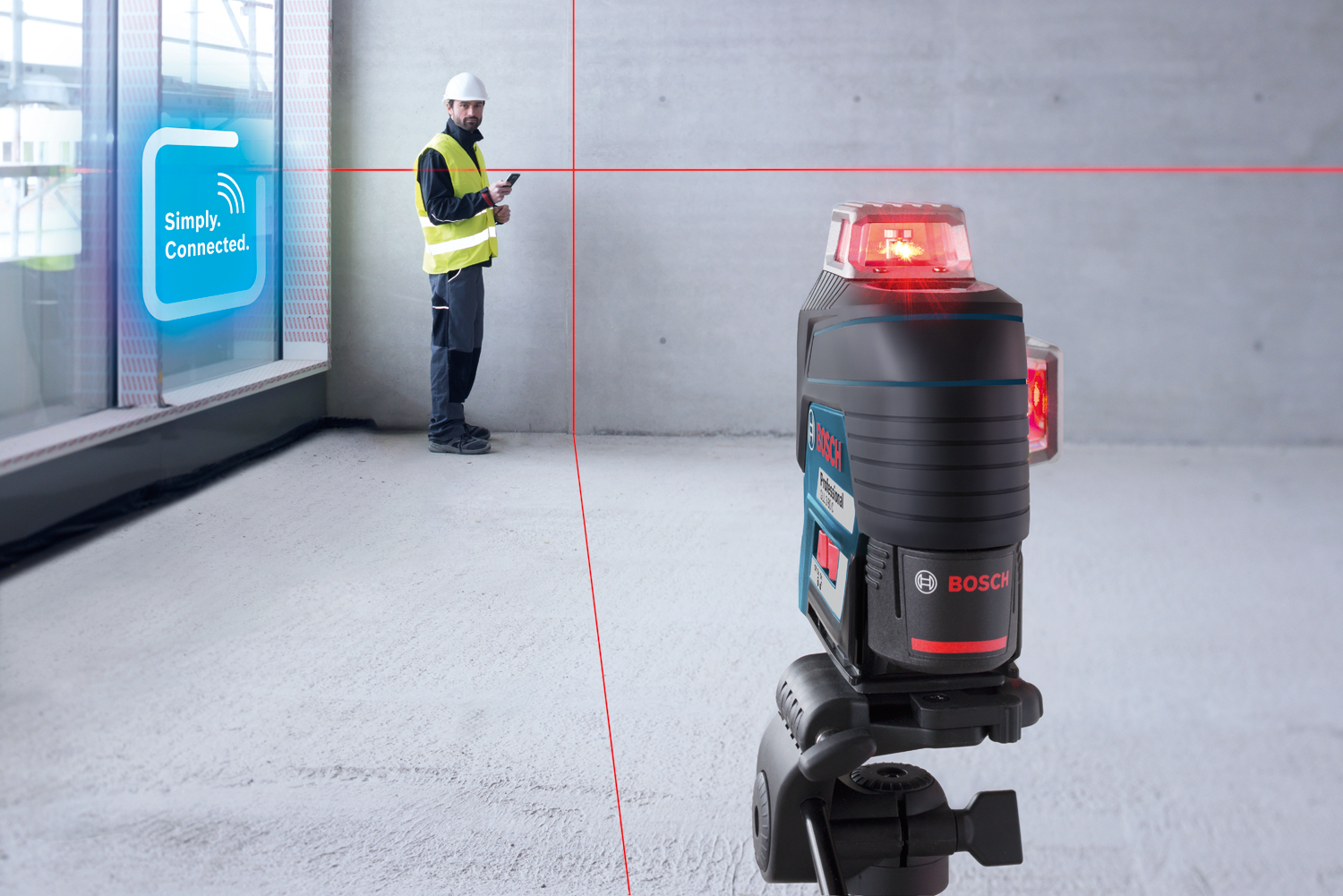 Nivelă laser max. 120 m Bosch Professional GLL 3-80 C