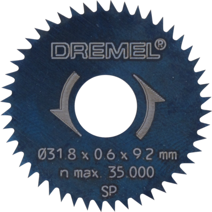 Pânză de tăiere/debitare 31,8 mm Dremel, set. 2 buc