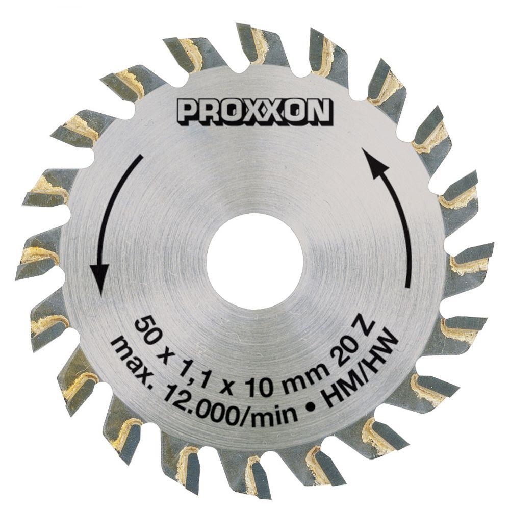 Disc fierăstrău circular 50 x 10 x 1.1 mm 20 dinți Proxxon Micromot 28017