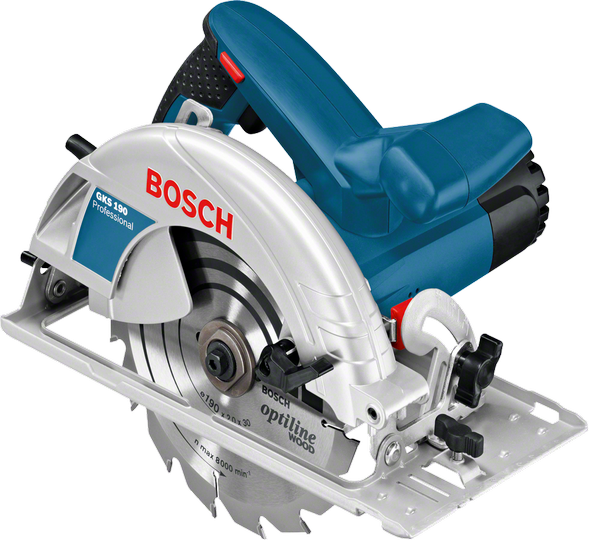 Fierăstrău circular profesional Bosch GKS 190, 1400 W, 70 mm