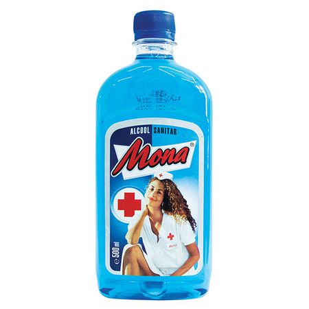 Igiena mainilor - Alcool sanitar 70%, 500 ml, Mona, nordpharm.ro