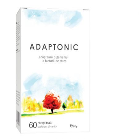 Sistemul nervos - Adaptonic, 60 comprimate, Alevia, nordpharm.ro